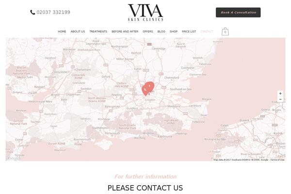 Viva theme site design template sample