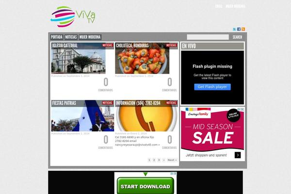 Magzimus theme site design template sample