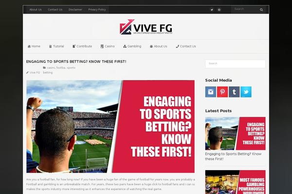 vivefg.org site used The Thinker Lite
