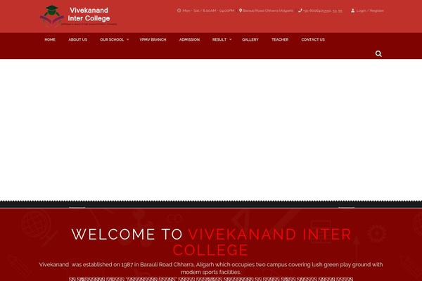 Learn theme site design template sample