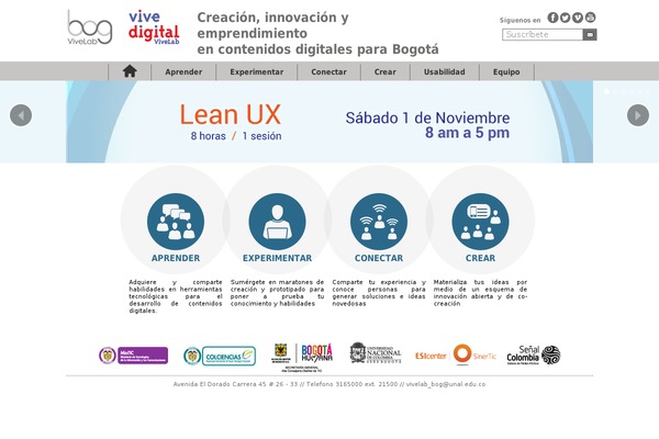 vivelabbogota.com site used Vivelab