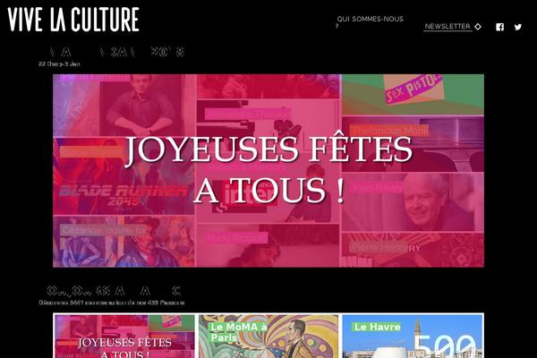 vivelaculture.com site used Vinci