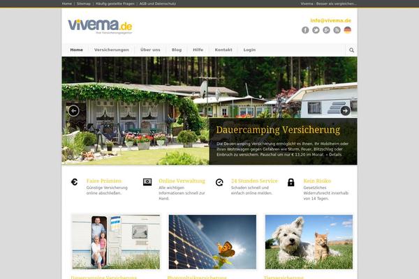 Modernize theme site design template sample