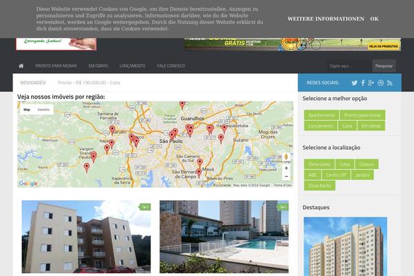 WP Residence theme site design template sample