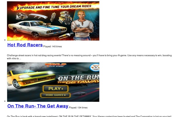 Gameleon theme site design template sample