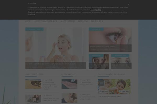 News theme site design template sample