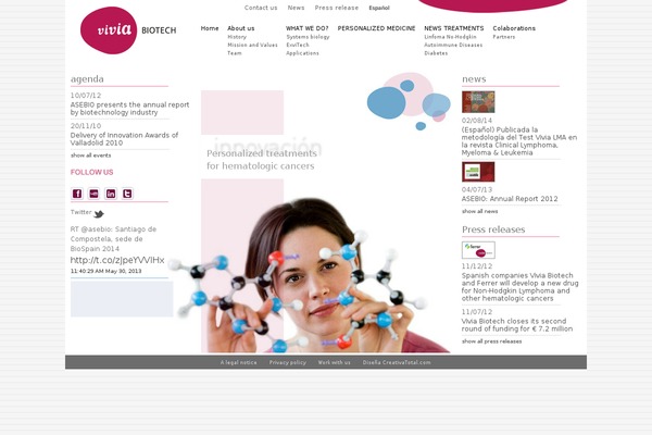 viviabiotech.com site used Atheme