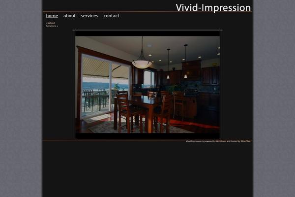 Vivid theme site design template sample