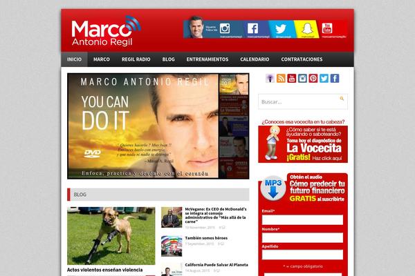 Megamag theme site design template sample