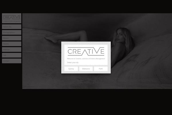 Creative theme site design template sample