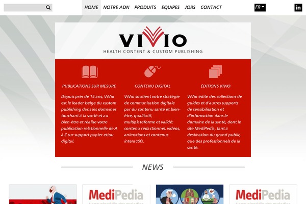 vivio.com site used Starkers (Blank Theme)