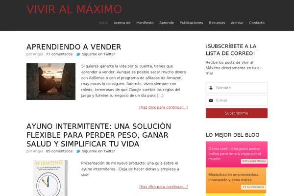 Site using Thrive-visual-editor plugin