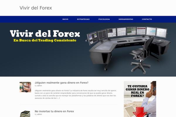 Vantage theme site design template sample