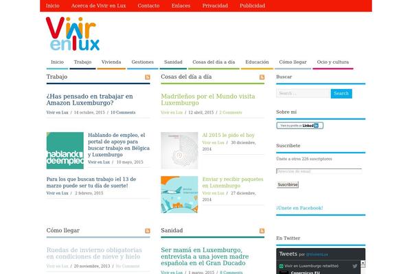 MesoColumn theme site design template sample