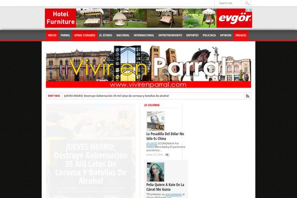 vivirenparral.com.mx site used Zox-news