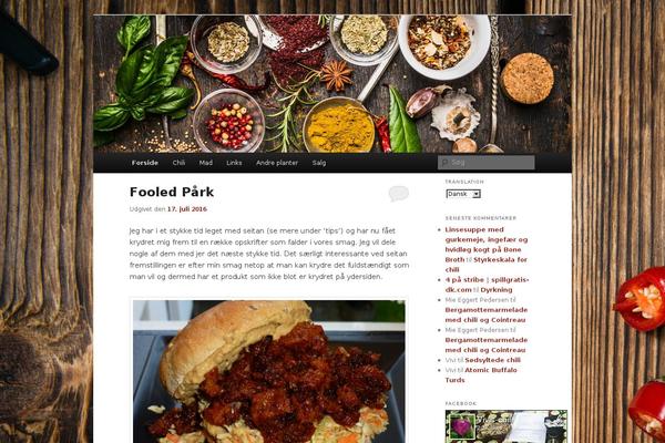 Site using Visual Recipe Index plugin