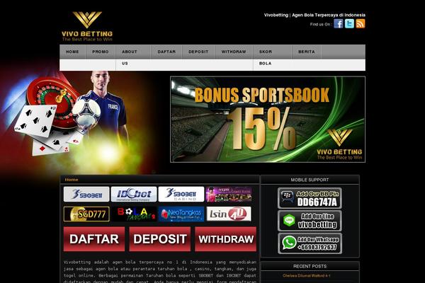 Vivo theme site design template sample