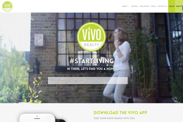 Vivo theme site design template sample