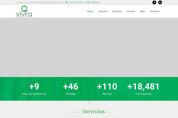 Impreza Child theme site design template sample