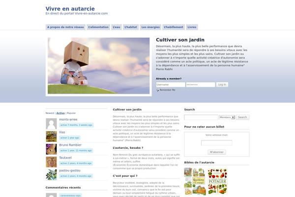 Bp-social theme site design template sample