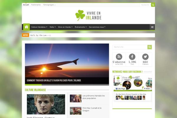 Sahifa Child theme site design template sample