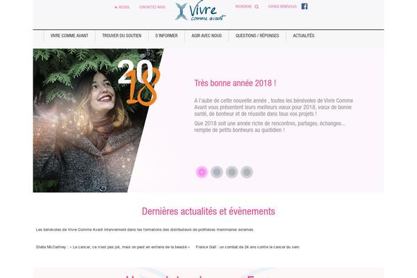 vivrecommeavant.fr site used A3web