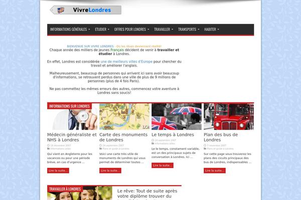 Jarida theme site design template sample