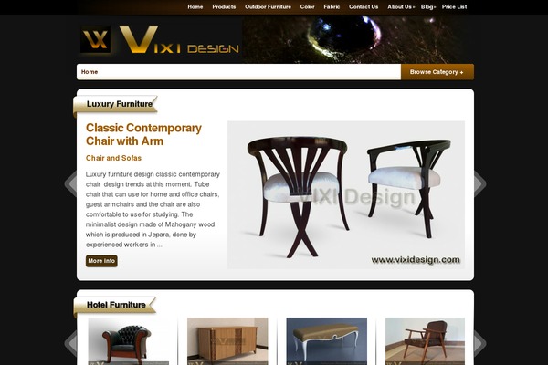 Luxury theme site design template sample