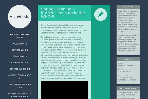 Flounder theme site design template sample