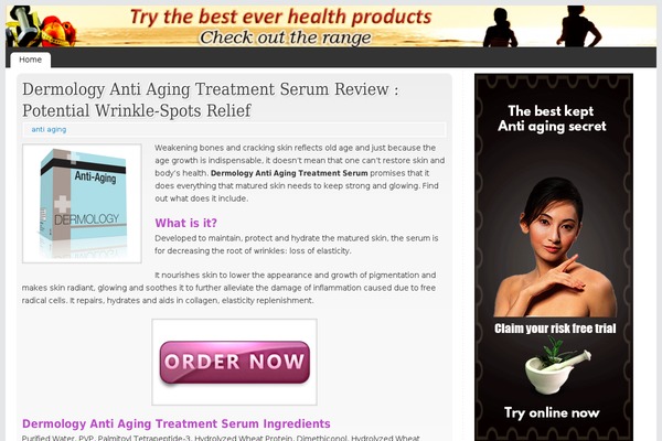 Mantra theme site design template sample