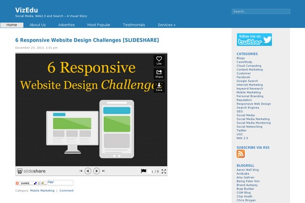 Fluid Blue theme site design template sample