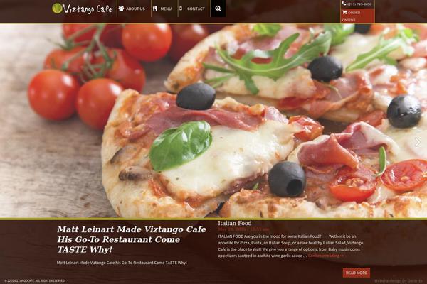 Site using Foodpress plugin