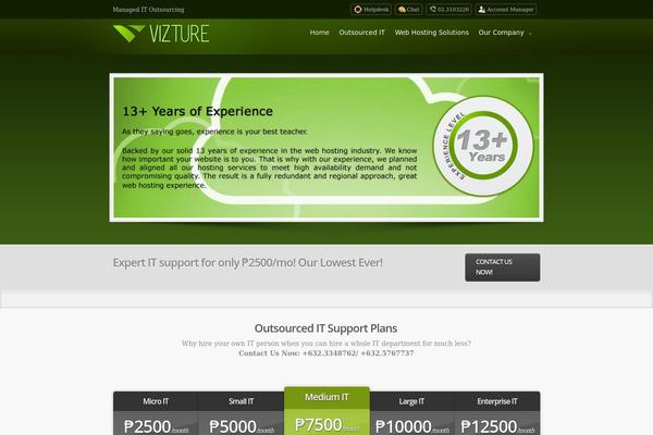myHosting theme site design template sample