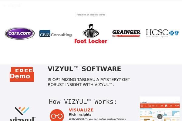 vizyul.com site used Event