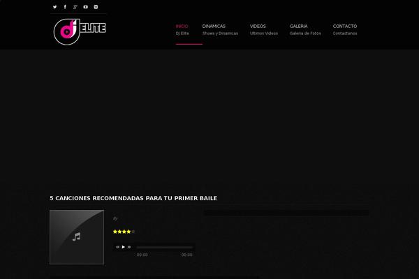 Jarvis theme site design template sample