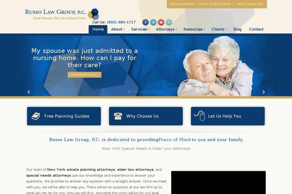luna theme site design template sample