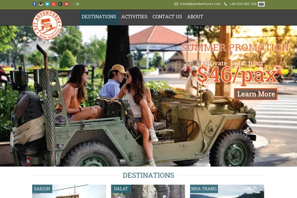 vjtadventures.com site used Tour Package v1.01