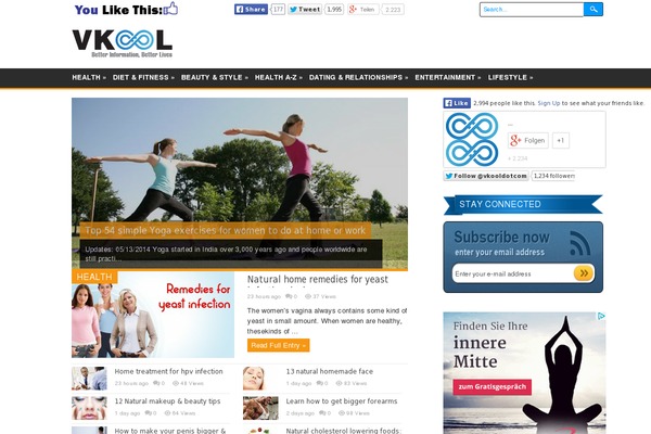 vkool.com site used Vk