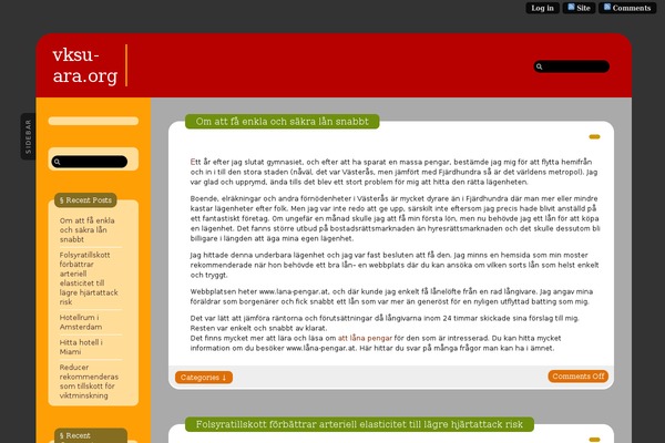 Ahimsa theme site design template sample