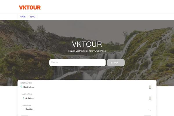 Travel Agency theme site design template sample