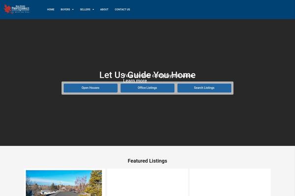 Houzez theme site design template sample