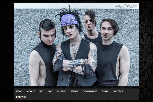 Duena theme site design template sample