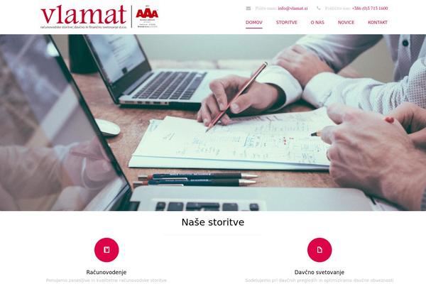 Accounting theme site design template sample