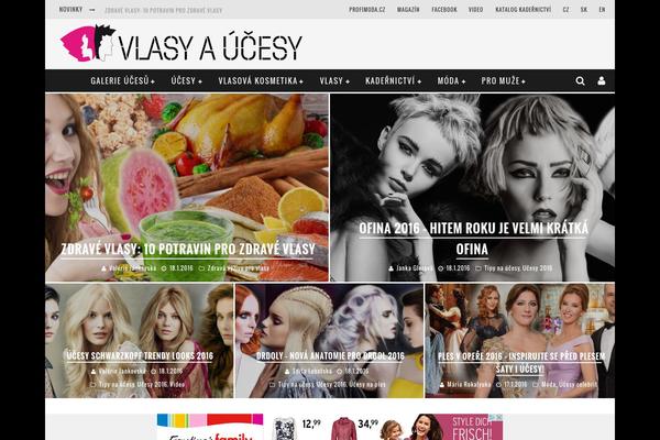 15Zine Child theme site design template sample