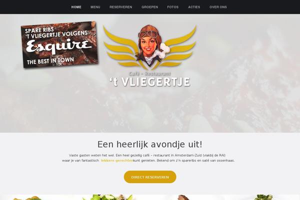 Encore theme site design template sample