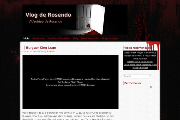 Zombie Apocalypse theme site design template sample