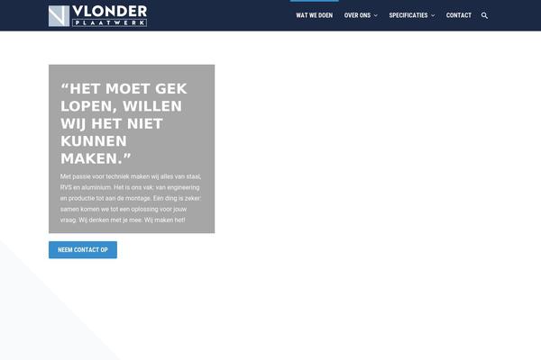 vlonder.com site used Konstruct-child