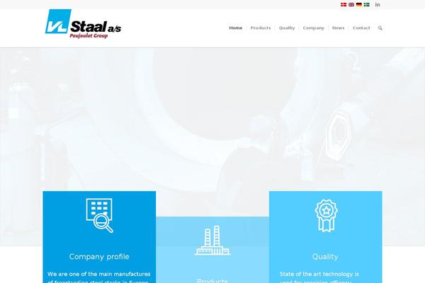 Enfold-child theme site design template sample