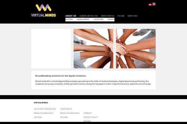 Vim theme site design template sample
