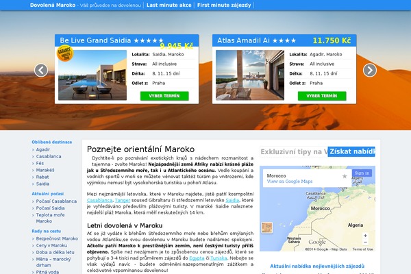 Travel theme site design template sample